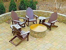 37" Round Steel Metal Fire Pit Campfire Ring Cover Snuffer Lid