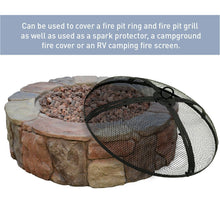 40 " ROUND FIRE SCREENS – FIRE PIT COVERS – FIRE SCREEN PROTECTOR-40 Inch