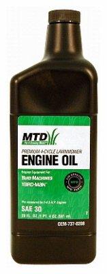 Arnold OEM-737-0208 MTD 4 Cycle Premium Grade Lawnmower Oil 20 oz.44; Pack of 12