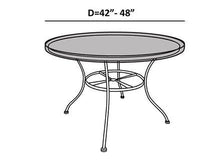 CoverMates &ndash; Round Table Top Cover &ndash; 42&ndash;48 DIAMETER &ndash; Elite Collection &ndash; 3 YR Warranty &ndash; Year Around Protection - Khaki