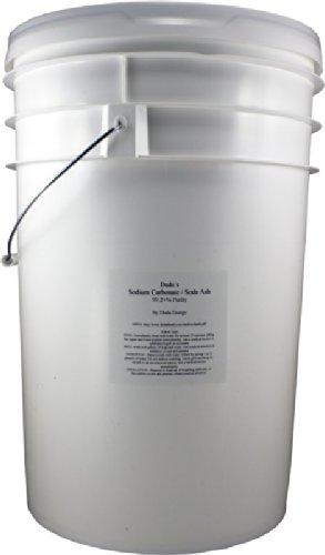 50 lb Pail of Pure Sodium Carbonate Dense Soda Ash Na2CO3 pH Adjust Chemical Spa Pool Cleaning Dishwasher