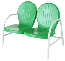 Crosley Furniture Griffith Metal Outdoor Loveseat - Grasshopper Green