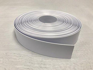 2&quot; Wide Vinyl Strap for Patio Pool Lawn Garden Furniture 20&#39; Roll ________________ Make Your Own Replacement Straps. PLUS - 20 Free Fasteners! (201 White)