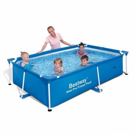 Bestway Rectangular 94 x 59 x 23 Inches Splash Frame Kids Swimming Pool | 56547