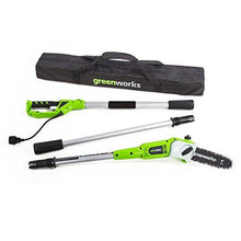 Greenworks 8-Inch 6.5 Amp Corded Pole Saw with Case 20192