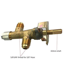 MENSI Gas fire pit safety control valve (WORK WITH thermocouple ONLY) with inlet and outlet 3/8&rdquo;Male flare thread Solenoid valve CSA certified