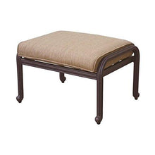 Darlee Santa Monica Patio Ottoman in Antique Bronze (Set of 2)