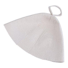 Wool Felt Sauna Hat Russian Banya Cap 100% Wool Felt White Sauna Hat for Head Protection 22cm/8.66inch