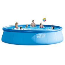 Intex 18ft X 48in Easy Set Pool Set with Filter Pump, Ladder, Ground Cloth and Pool Cover