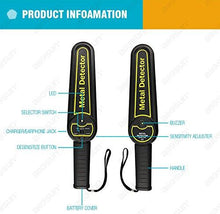 all-sun Metal Detector Handheld Security Wand