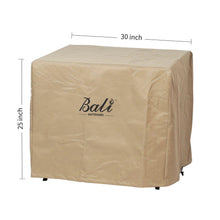 Bali Outdoors Square Durable Brown Gas Fire Pit Cover, 30.7 Inch Wide 17.3 Inch High