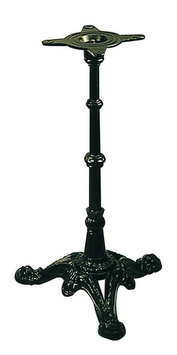 ATC Bistro Classic Black Heavy Weight 3-Leg Cast Iron Table Base, 29" H