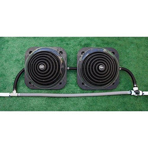 2) GAME SolarPRO Contour Dome Pool Solar Heater Heating Coils with Bypass Kit