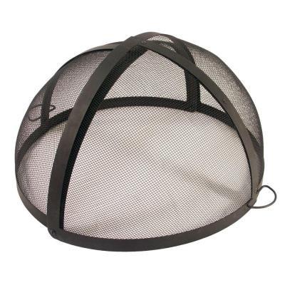 32 in. Fire Pit Folding Spark Screen