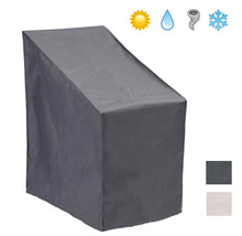 Patio Watcher Patio Chair Cover All Weather Protective Patio Furniture Cover Stack 6 Outdoor Chair Cover(Grey)