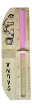 Sauna Room Sand Timer, Pine Wood, 15-Minute