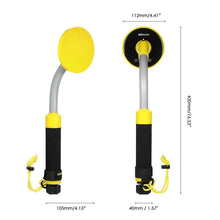 KKmoon 98ft Waterproof Handheld Pinpointer Pulse Induction Metal Detector Precise Direction PI Technology Underwater Finding Treasure Gold Hunting Unearthing Tool LED Light Yellow