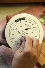 Fischer Sauna Thermometer (&deg;Fahrenheit) and Hygrometer 5.1 Inches, 194-01F - Made in Germany