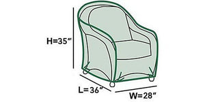 CoverMates &ndash; Outdoor Chair Cover &ndash; 26W x 34D x 35H &ndash; Classic Collection &ndash; 2 YR Warranty &ndash; Year Around Protection - Green