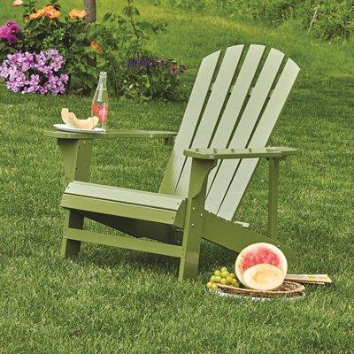 Classic Sage Painted Wood Adirondack Chair