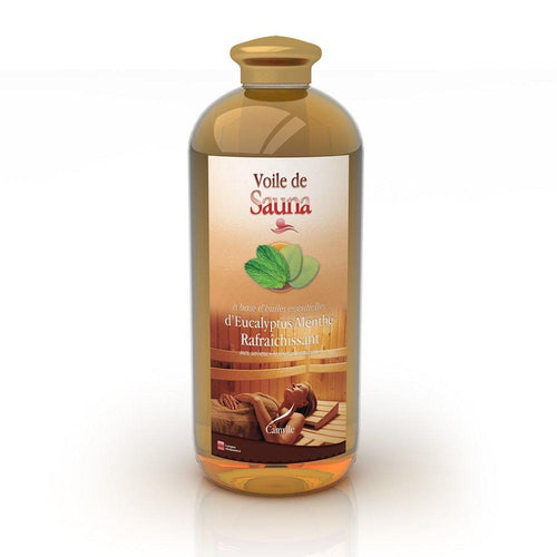 Camylle - Voile de Sauna - Sauna Fragrance based on pure Essential Oils – Euca/Mint - Refreshing – 1000ml