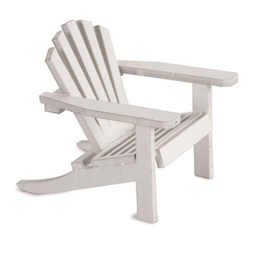 6 Timeless Minis Miniature Furniture Mini Small White Adirondack Chair