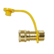 GASPRO Propane/Natural Gas Quick-Connect Brass Fitting 3/8Inch Female Pipe Thread x 3/8Inch Male Flare Quick Connect Disconnect for Natural Gas Quick Connect Hose Kit