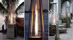 AZ Patio Heaters HLDS01-GTSS Quartz Glass Tube Patio Heater