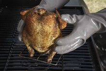 Steven Raichlen Best of Barbecue Insulated Food Gloves (Pair) / 12.6" Length - SR8037 - Durable and Reusable - Safely Handle Hot Food from Grill or Kitchen