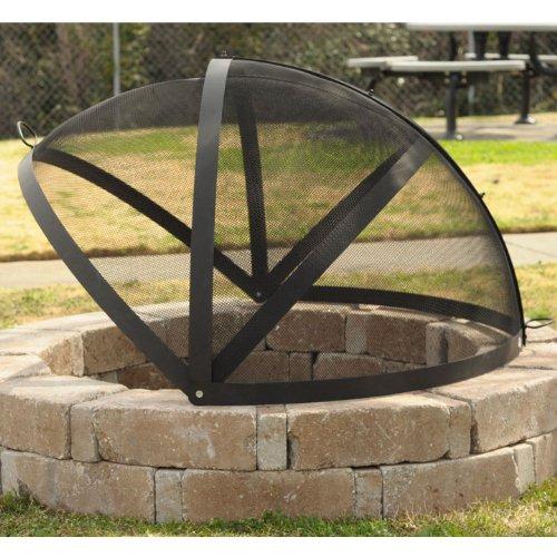 32-Inch Fire Pit Easy Access Spark Screen