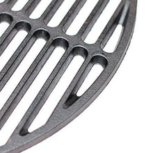 Dracarys Grill and Smoker Cast Iron Grids Round Cooking Grate Fit for A Medium Egg Grill and Smoker(Medium - 15")