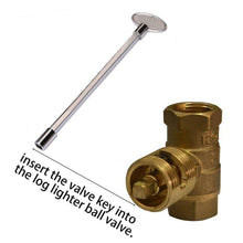 Onlyfire Products Handle Replacement Gas Valve Key for 1/4" and 5/16" Turn Ball Valve ,8",Chrome