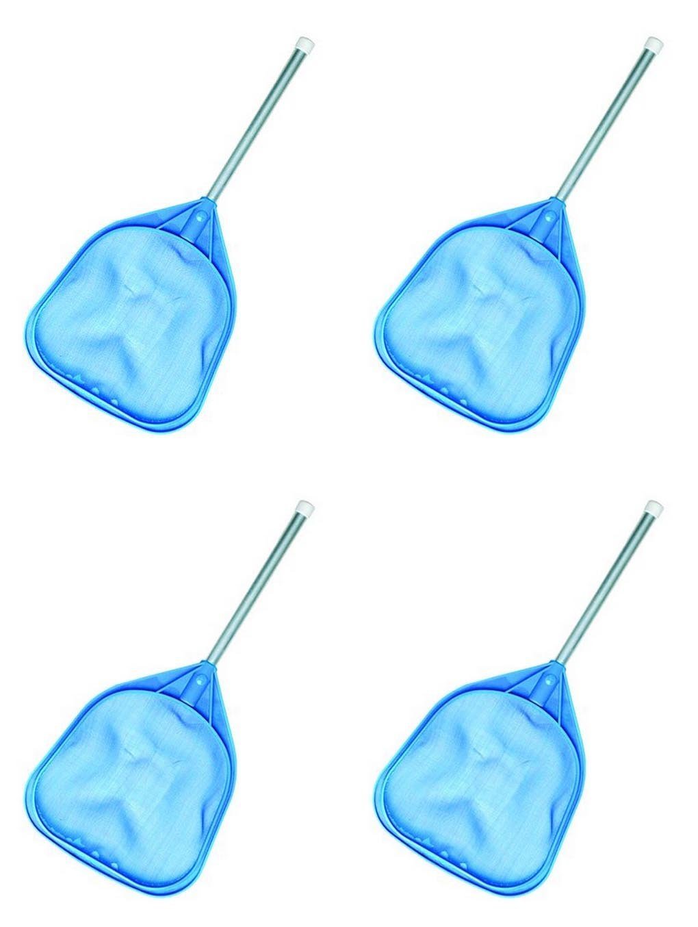 4) Hydrotools 8050 Swimming Pool Spa Tub 12" Aluminum Handle Leaf Net Skimmers