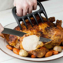 Tailbox Set of 2 Bear Claws BBQ Meat Handler Forks - Pulled Pork Shredder Claws for Carving and Shredding Meat (Black)