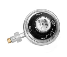 DozyAnt Propane Gas Grill Control Control Valve Top Regulator with a 1"-20 Female Throwaway Cylinder Thread Inlet and an Orifice Outlet