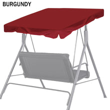 Strong Camel New Patio Outdoor 77"x43" Swing Canopy Replacement Porch Top Cover Seat Furniture (Burgundy)