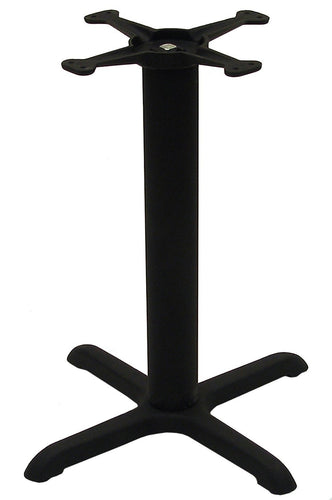 ATC B-Series Black Indoor Cast Iron Table Base with 13" Spyder, 30" L x 30" W x 28" H