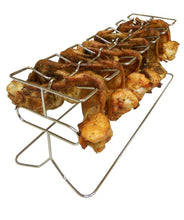 Jmiles UH-WR190 Non Stick 12-Slot Leg and Wing Grill Rack for Poultry