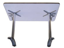 ATC Jennifer ADA Compliant Polished Cast Aluminum Table Base, 23-51/64&quot; L x 31-19/64&quot; W x 28&quot; H