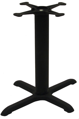 ATC B-Series Black Indoor Cast Iron Table Base with 13" Spyder, 22" L x 30" W x 28" H