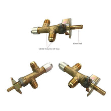 Earth Star CSA Certified Brass Safety Gas Valve for Fire Pit/Gas Grill, BBQ Grill Control Valve Assembly with 3/8"NPT(5/8UNF) Inlet and Outlet Corrugated or Flexible Hose