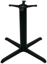 ATC B-Series Black Indoor Cast Iron Table Base with 19&quot; Spyder, 36&quot; L x 36&quot; W x 28&quot; H