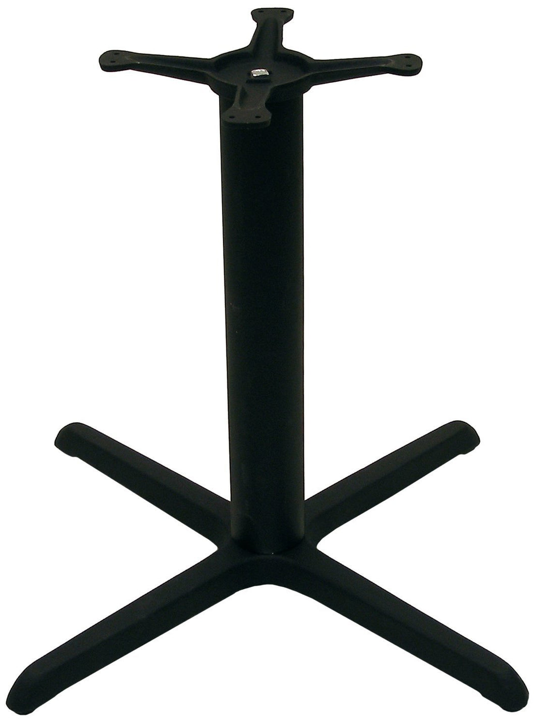 ATC B-Series Black Indoor Cast Iron Table Base with 19" Spyder, 36" L x 36" W x 28" H