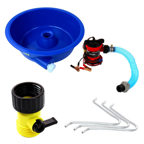 Blue Bowl Concentrator Kit w/Pump and Leg Levelers