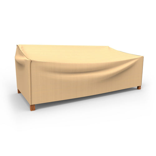 Budge Chelsea Outdoor Patio Sofa Cover, Extra Extra Large (Tan)