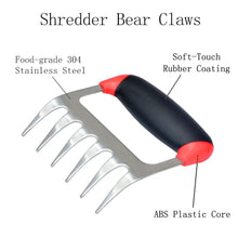 Stanbroil Stainless Steel and Soft-Touch Handles 2 Pcs Shredder Bear Claws BBQ Carving Forks- Best for Shredding, Handling, Carving Pulled Pork, Chicken, Beef and Turkey