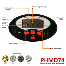 Pyle Pro Pinpointer Metal Detector | Handheld Metal Detector W/ High Sensitivity | Built-in Speaker | Comfortable Arm Support | 5 Detection Modes | Find Gold, Silver, Iron, Coins and Jewelry (PHMD74)