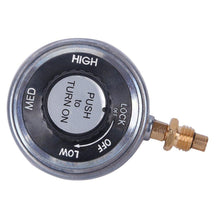 Propane Gas Grill Control Valve Table Top Regulator with a 1"-20 Female Throwaway Cylinder Thread Inlet and an Orifice Outlet, By GASSAF