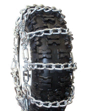 ICC 1556SH- Snow Hog Traction Chain for DEEP LUG tires - Oversize Twist Link with 2 link spacing - PAIR (for 2 tires)