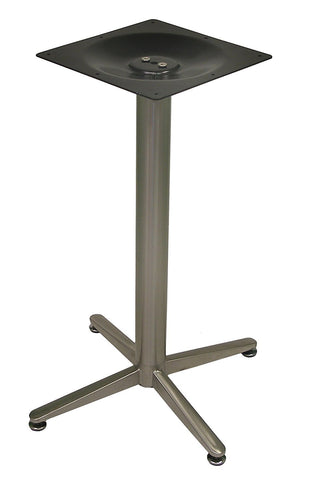 ATC Amanda Stainless Steel 4-Leg Table Base, 21" L x 21" W x 29" H